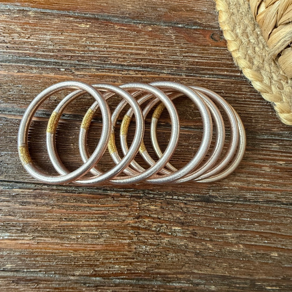 BuDhafgirl Bangles Rose Gold All Weather Bangles